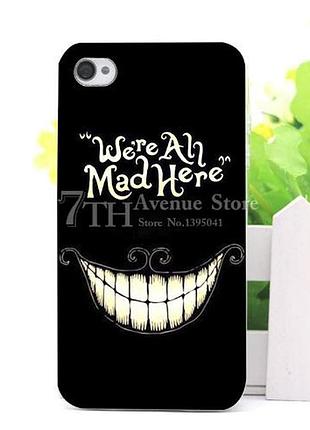 Силиконовый чехол бампер для iphone 4/4s с рисунком 3