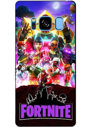 Силіконовий бампер чохол для samsung s8 малюнком fortnite