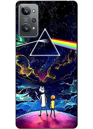 Силіконовий чохол бампер для realme gt2 з малюнком рік і морті rick and morty