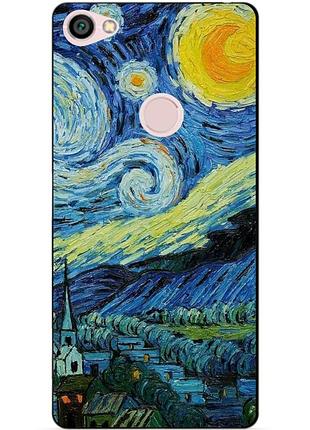 Силиконовый чехол для xiaomi note 5a prime с рисунком лунная ночь