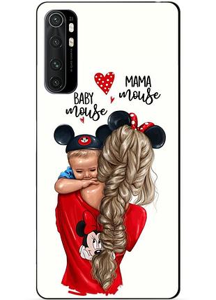 Силіконовий бампер чохол для xiaomi mi note 10 lite з малюнком mouse