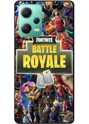 Силіконовий чохол бампер для xiaomi redmi note 12 5g гра fortnite фортнайт
