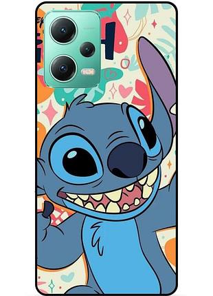 Силіконовий бампер чохол для xiaomi redmi note 12 5g з малюнком stitch стіч