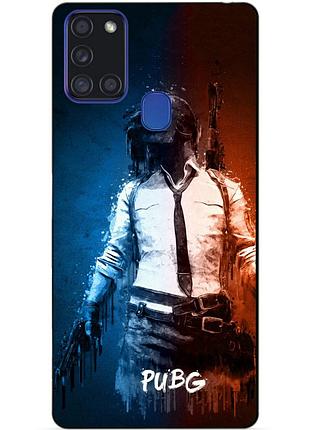 Силіконовий бампер чохол для samsung a21s з малюнком pubg