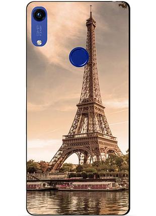 Силиконовый чехол для huawei honor 8a с рисунком париж
