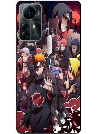Силіконовий чохол бампер для zte blade a72s з малюнком наруто naruto аніме