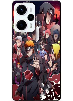 Силіконовий чохол бампер для xiaomi poco f5 з малюнком наруто naruto аніме