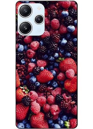 Силіконовий бампер чохол для xiaomi redmi 12 малюнок ягоди