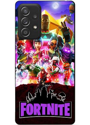 Силіконовий чохол бампер для samsung a53 5g з малюнком fortnite фортнайт