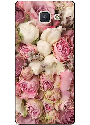 Силіконовий чохол для samsung j5 prime galaxy g570 з малюнком рожеві півонії