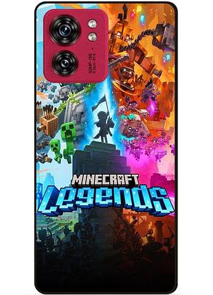 Силіконовий чохол бампер для motorola edge 40 гра майнкрафт minecraft