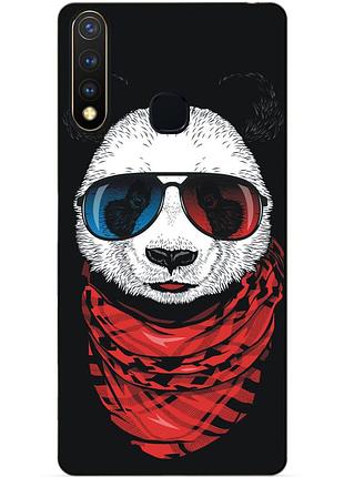 Силіконовий бампер чохол для vivo y19 з малюнком панда