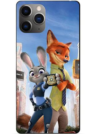 Силіконовий чохол бампер для iphone 11 pro з малюнком джуді зверополіс zootopia