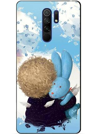 Силіконовий бампер чохол для xiaomi redmi 9 з малюнком гапчинська зайчик