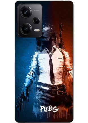 Силіконовий чохол бампер для xiaomi redmi note 12 pro 5g з малюнком pubg пабг