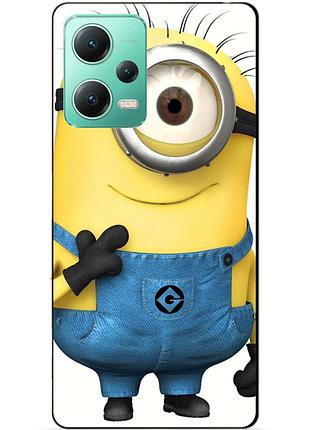 Силіконовий чохол бампер для xiaomi redmi note 12 5g з малюнком міньйон кевін minion