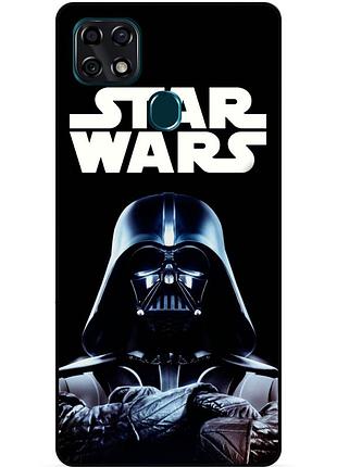 Чехол силиконовый бампер для zte blade 20 smart с рисунком star wars звездные войны дарт вейдер