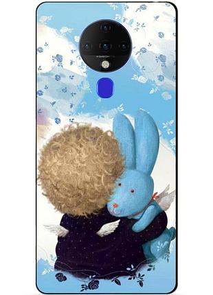 Силіконовий бампер чохол для tecno spark 6 з малюнком улюблений зайчик
