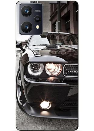 Силиконовый чехол бампер для realme 9 / 9 pro plus с рисунком dodge