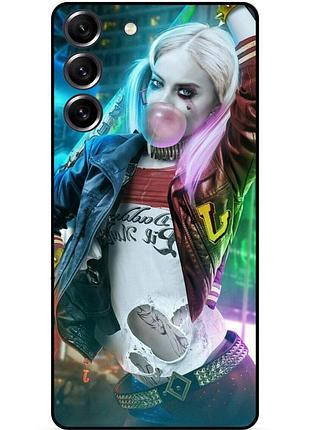Силиконовый бампер чехол для samsung s21 fe с рисунком harley quinn харли квинн joker