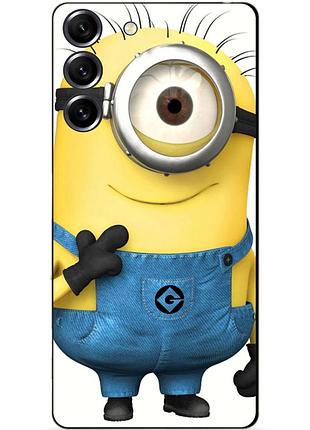 Силіконовий чохол бампер для samsung s21 fe з малюнком міньйон кевін minion