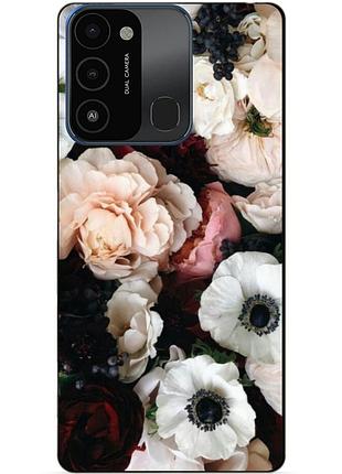 Силіконовий бампер чохол для tecno spark go 2022/spark 8c з малюнком макі