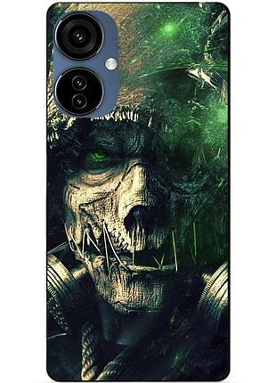 Силіконовий чохол бампер для tecno camon 19 neo з малюнком сталкер опудало джонатан крейн бетмен
