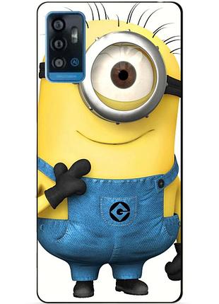 Чехол силиконовый бампер для zte blade a71 с рисунком миньон кевин minion
