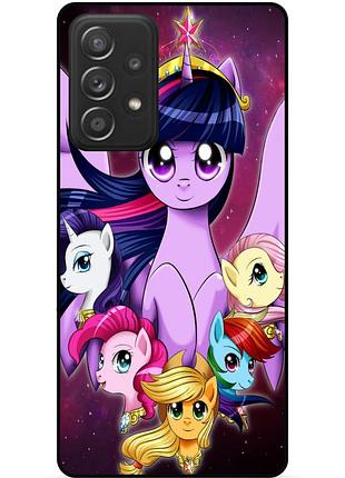 Чехол силиконовый бампер для samsung a32 с рисунком пони my little pony