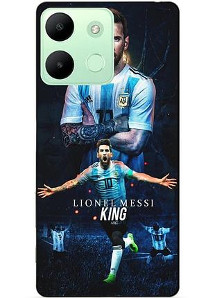 Силіконовий чохол бампер для infinix smart 7 hd з малюнком messi or мессі