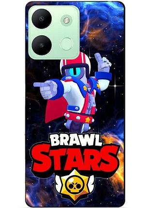 Силіконовий бампер чохол для infinix smart 7 hd з героим космічний бравл ст'ю