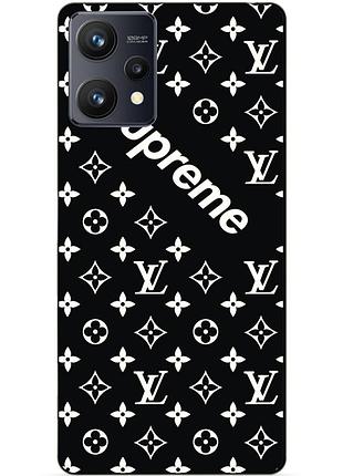 Силиконовый чехол бампер для realme 9 / 9 pro plus с рисунком суприм
