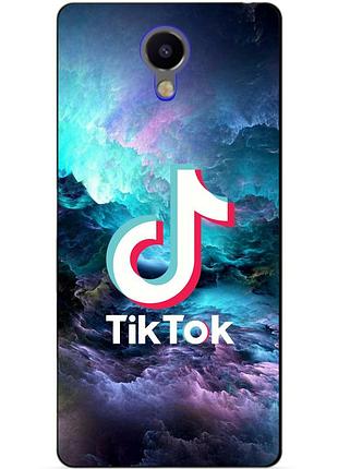 Силіконовий бампер чохол для meizu m3 note з малюнком tik tok
