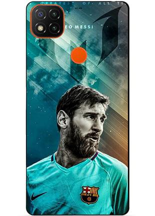 Силіконовий чохол бампер для xiaomi redmi 9c з малюнком leo messi мессі
