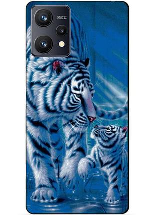 Силіконовий чохол бампер для realme 9/9 pro plus з малюнком тигри