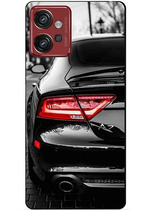 Силіконовий чохол бампер для motorola moto g32 з малюнком audi ауді машина авто