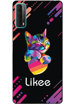 Силіконовий бампер чохол для huawei p smart 2021 з малюнком likee