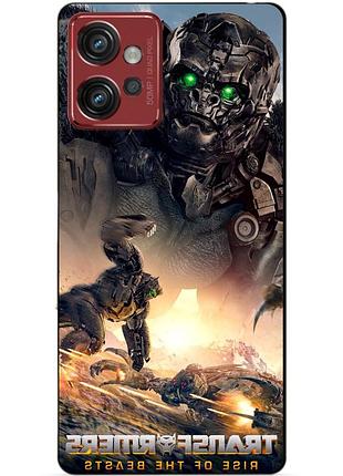 Силиконовый чехол бампер для motorola moto g32 с рисунком эйплинк звероботы трансформеры transformers