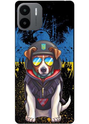 Силиконовый чехол бампер для xiaomi redmi a2 / a1 с рисунком пес патрон