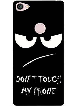 Силіконовий чохол бампер для xiaomi note 5a prime з малюнком dont touch
