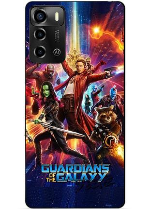 Силиконовый бампер чехол для zte blade a72 с картинкой стражи галактики