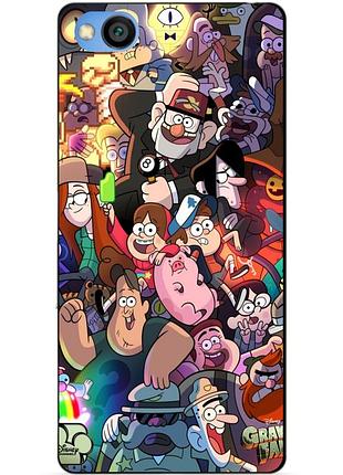 Силіконовий бампер чохол для xiaomi redmi go з малюнком gravity falls