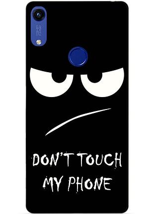 Силіконовий чохол для huawei honor 8a з малюнком dont touch