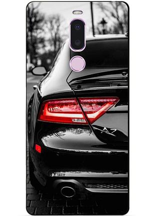 Чехол силиконовый для meizu note 8 с рисунком audi
