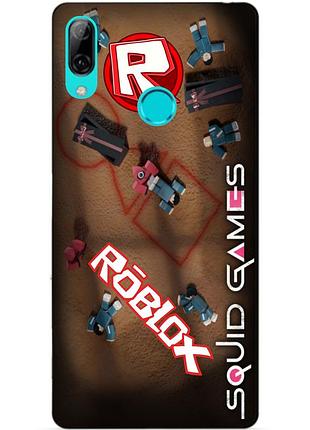Силіконовий бампер чохол для huawei p smart 2019 roblox гра в кальмара