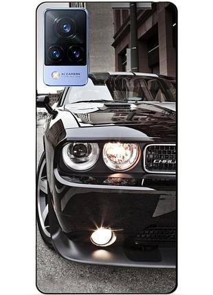Силіконовий бампер чохол для vivo v21 з малюнком dodge