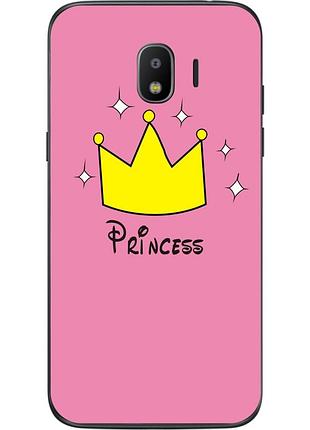 Силиконовый бампер для samsung j2 core galaxy j260 с рисунком princess
