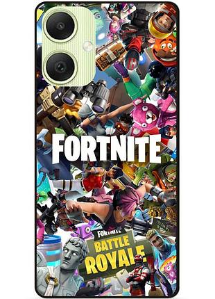 Силіконовий чохол бампер для samsung a05 з картинкою fortnite фортнайт