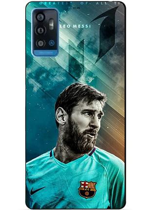 Силіконовий чохол бампер для zte blade a71 з малюнком leo messi мессі