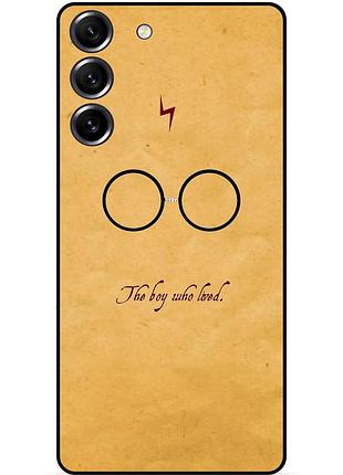 Силіконовий бампер чохол для samsung s20 fe з малюнком гаррі поттер harry potter окуляри